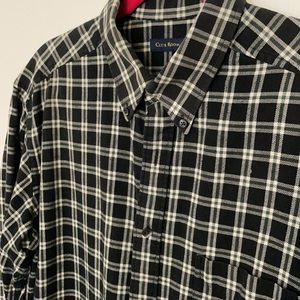 Vintage club room plaid flannel shirt (Size L)